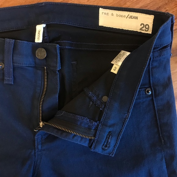 NEW Rag and Bone Jeans/Leggings Cadet Blue Size 29 - Picture 11 of 13
